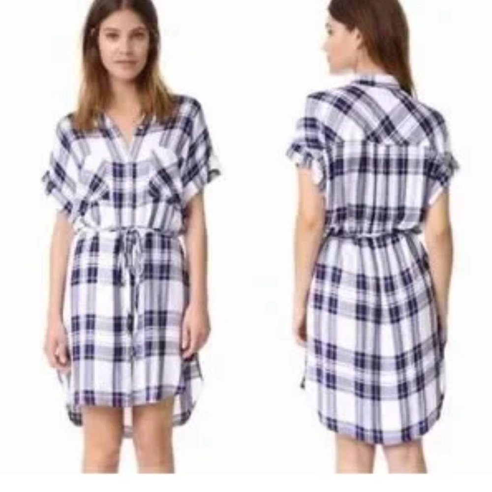Rails Haley Flannel Shirt Dress S
